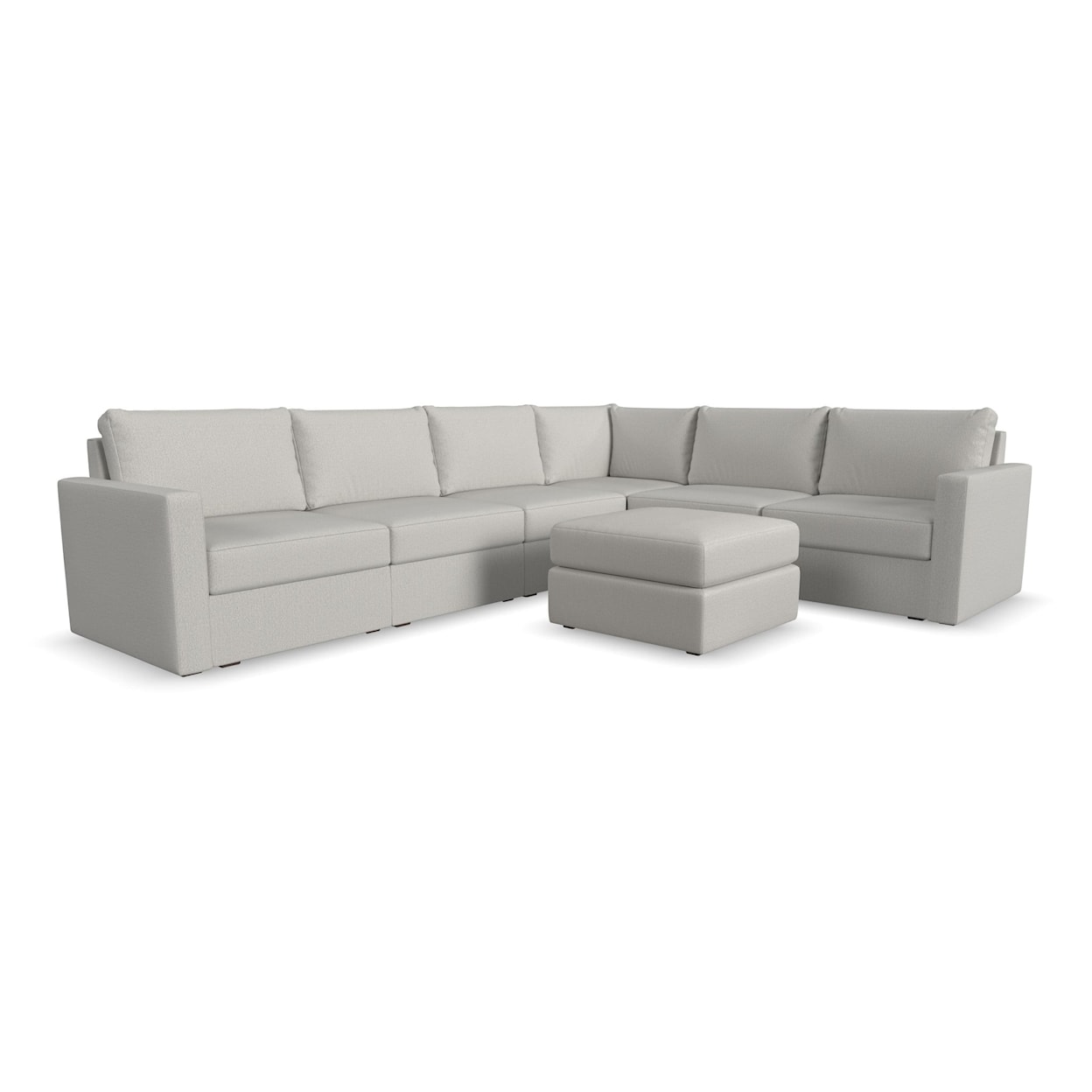 Flexsteel Flex Sectional Sofa and Ottoman