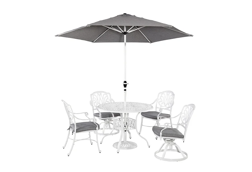 Capri 6 Piece Outdoor Dining Set by homestyles at Coconis Furniture & Mattress 1st