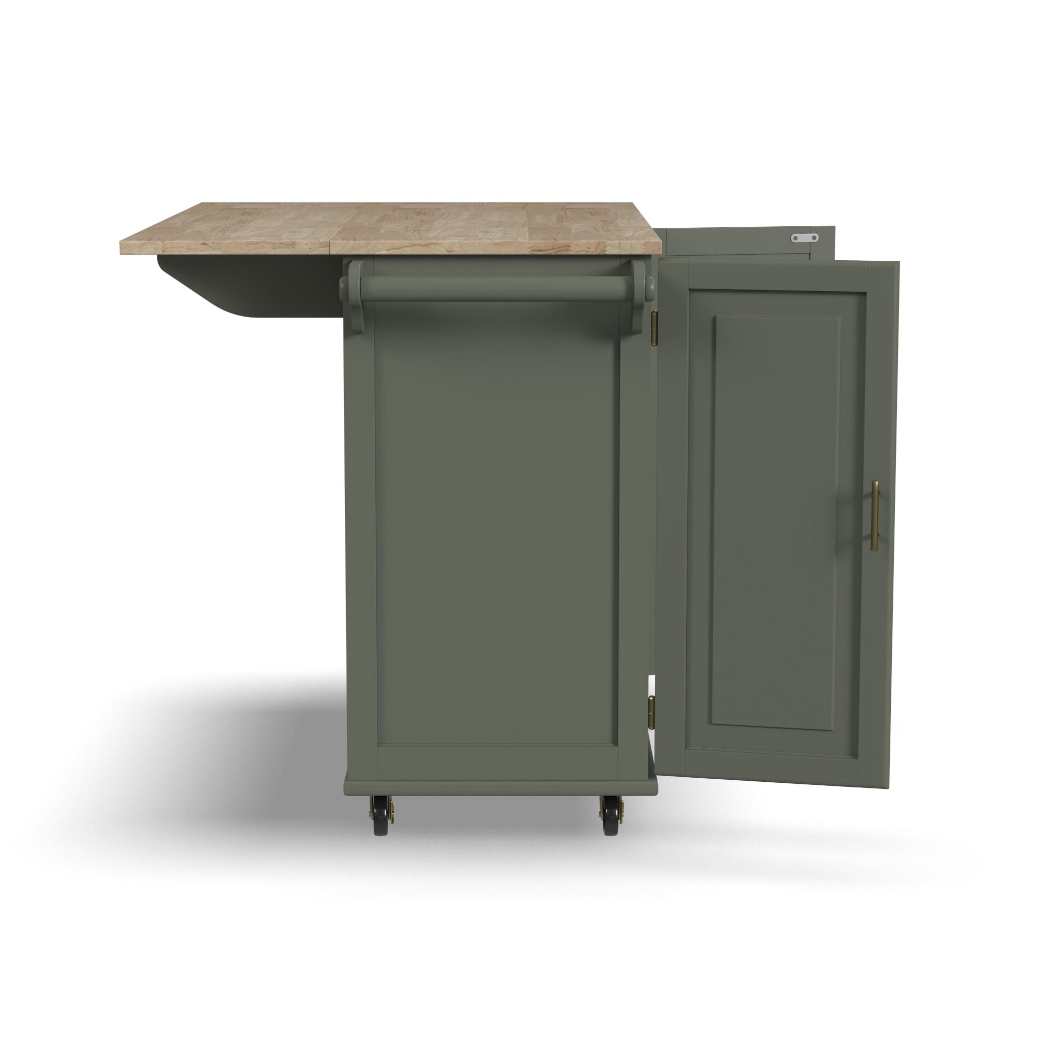 Drop Leaf Kitchen Cart