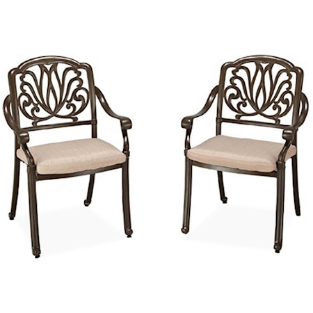 Set of 2 Outdoor Dining Chair
