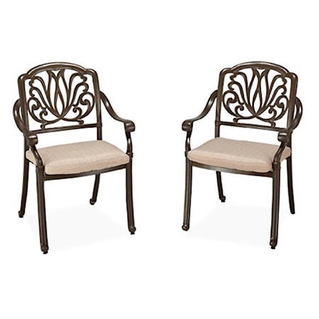 Set of 2 Outdoor Dining Chair