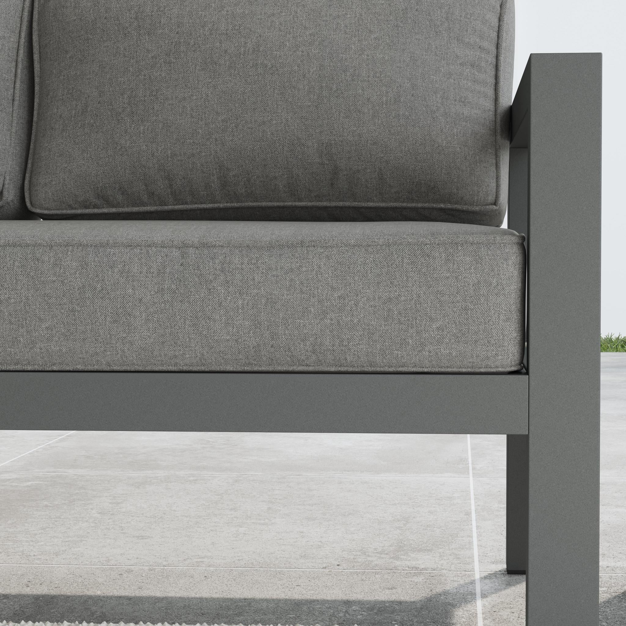 homestyles Grayton Outdoor Aluminum Loveseat