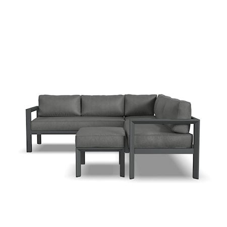 Sectional Sofa with Ottoman