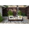 homestyles Palm Springs Outdoor Chair Pair with Coffee Table