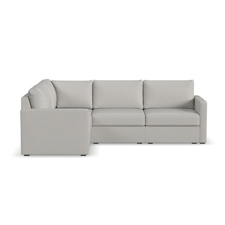 Standard-Arm 4-Seat Sectional Sofa