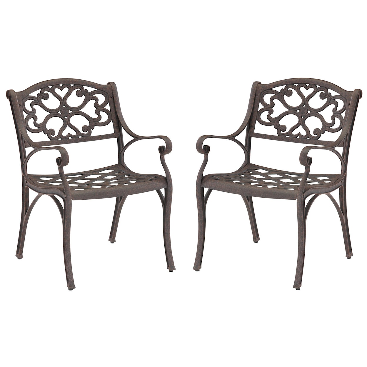 homestyles Sanibel Set of 2 Outdoor Arm Chairs