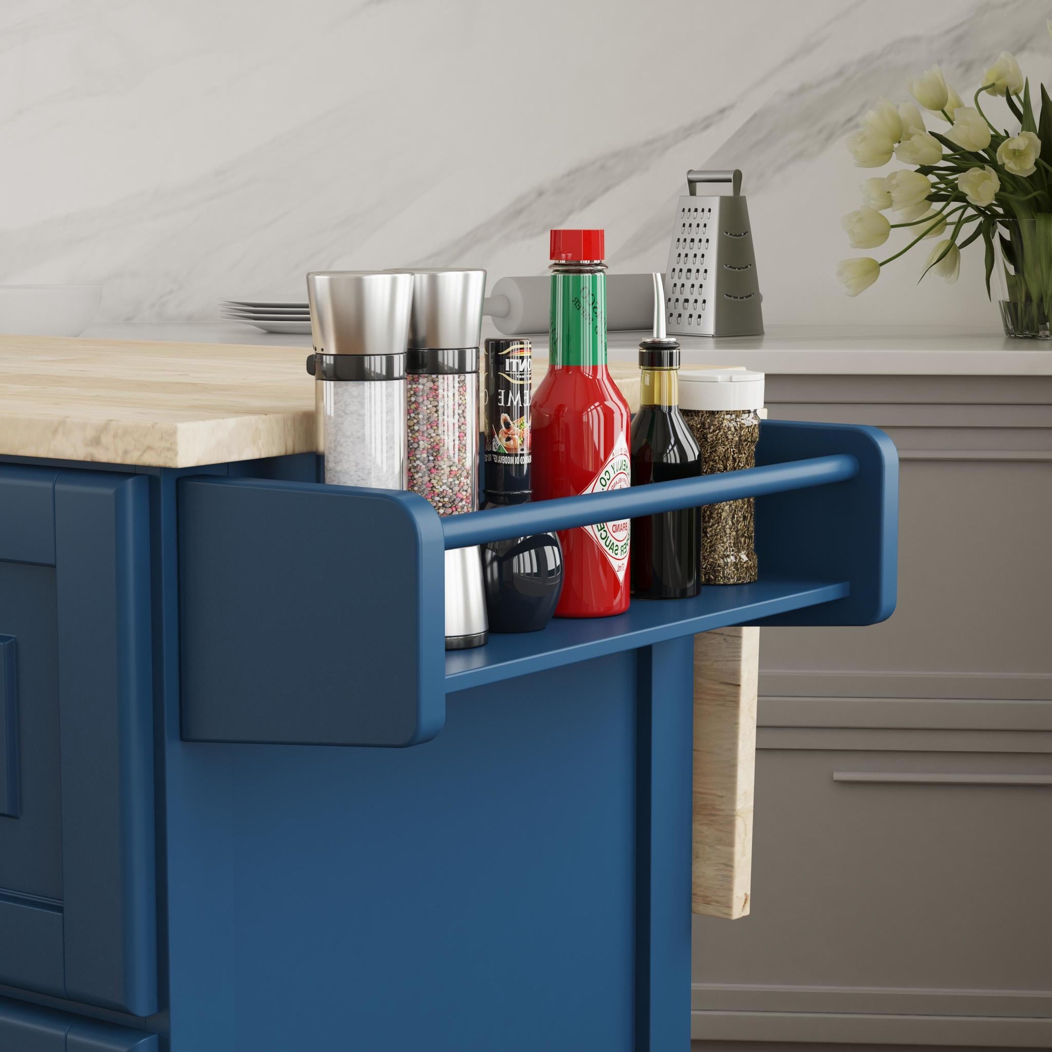 homestyles Dolly Madison Drop Leaf Kitchen Cart