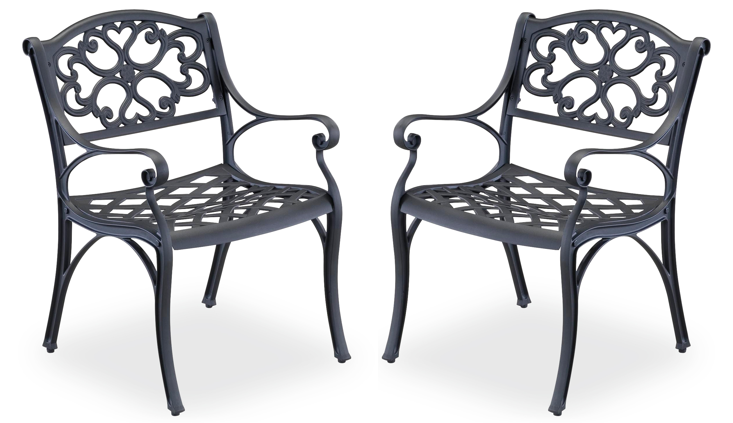 Set of 2 Outdoor Arm Chairs