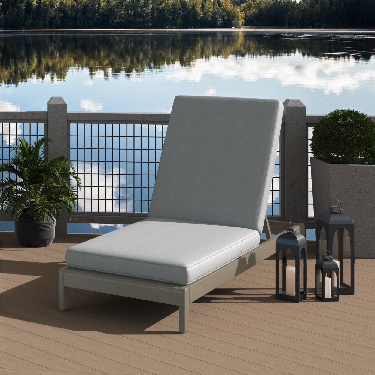 homestyles Sustain Outdoor Chaise Lounge