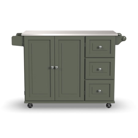 Drop Leaf Kitchen Cart