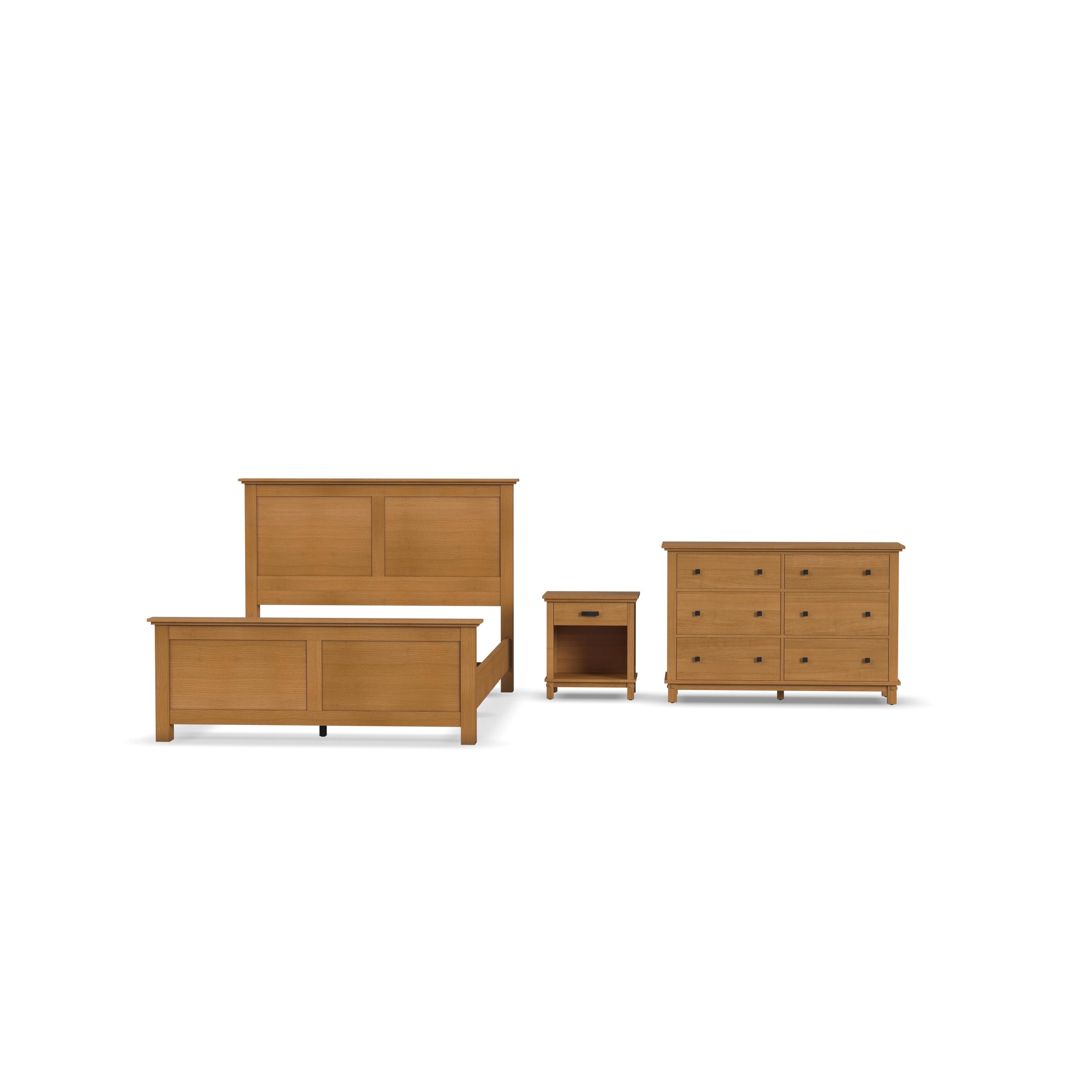 homestyles Oak Park Queen Bed, Nightstand and Dresser