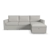 Flexsteel Flex Sofa with Storage Ottoman