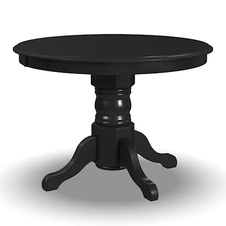 Traditional Round Dining Table with Pedestal