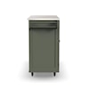 homestyles Dolly Madison Drop Leaf Kitchen Cart