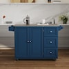 homestyles Dolly Madison Drop Leaf Kitchen Cart