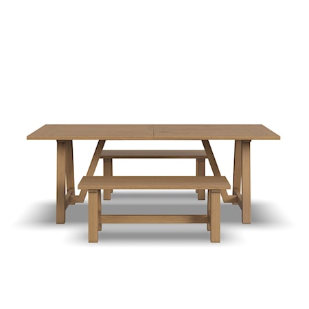 Dining Table with Benches