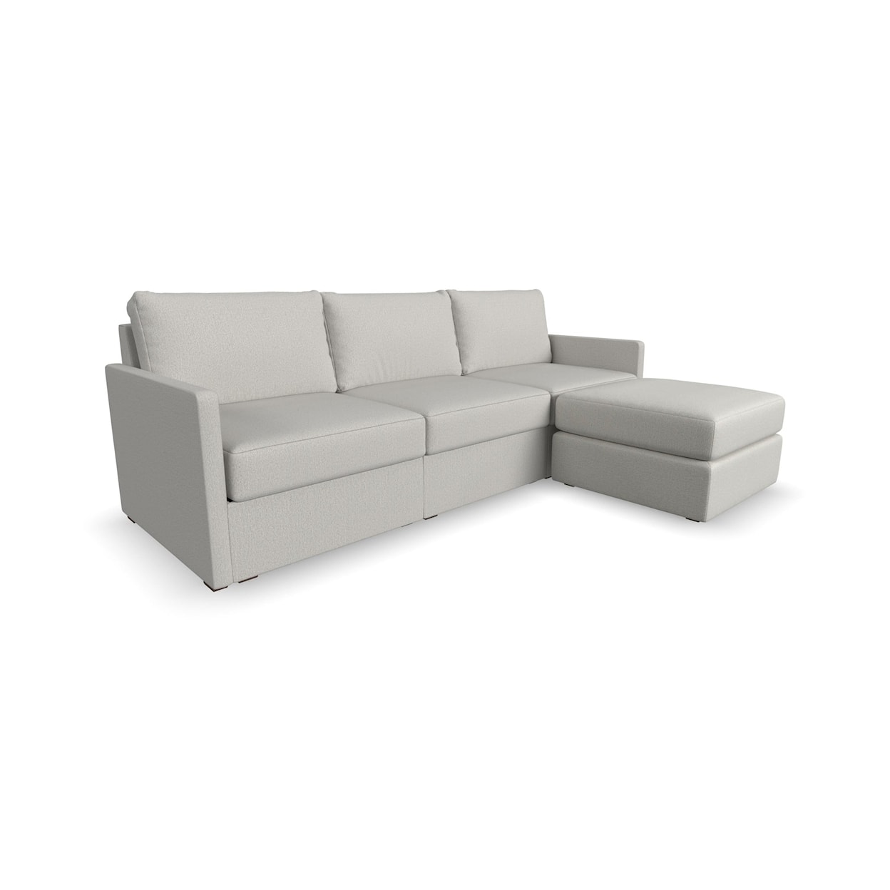 Flexsteel Flex Sofa with Ottoman