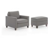 homestyles Dylan Chair and Ottoman Set