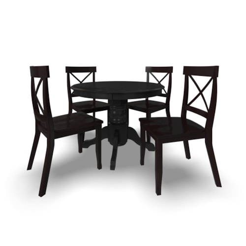 Traditional 5-Piece Dining Set