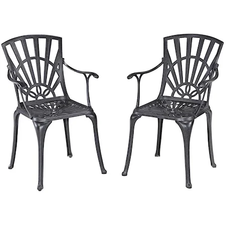 Set of 2 Outdoor Chairs