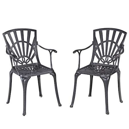 Set of 2 Outdoor Chairs