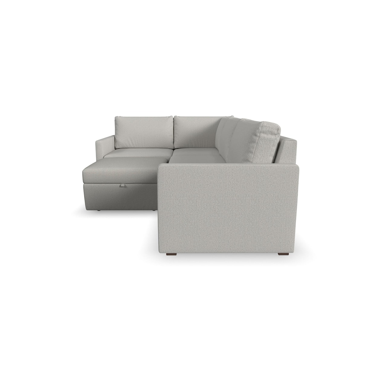 Flexsteel Flex 4-Piece Sectional with Storage Ottoman