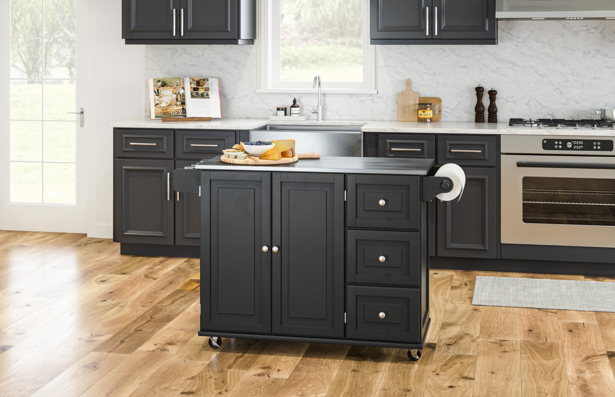 homestyles Blanche Kitchen Cart