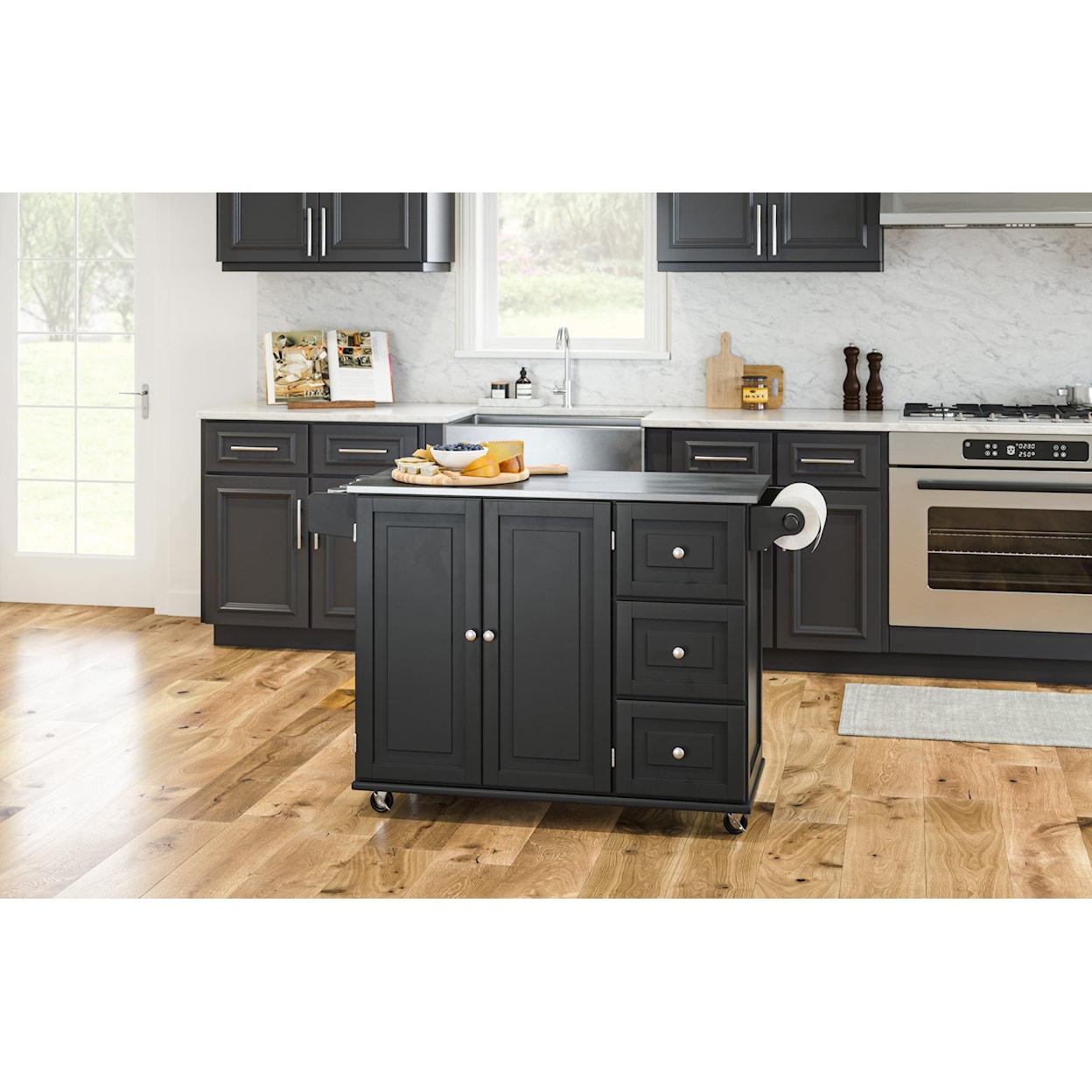 homestyles Blanche Kitchen Cart