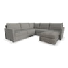 Flexsteel Flex 5-Piece Sectional and Ottoman