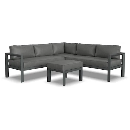 Sectional Sofa with Ottoman