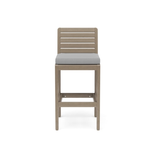 Transitional Outdoor Barstool with Cushion