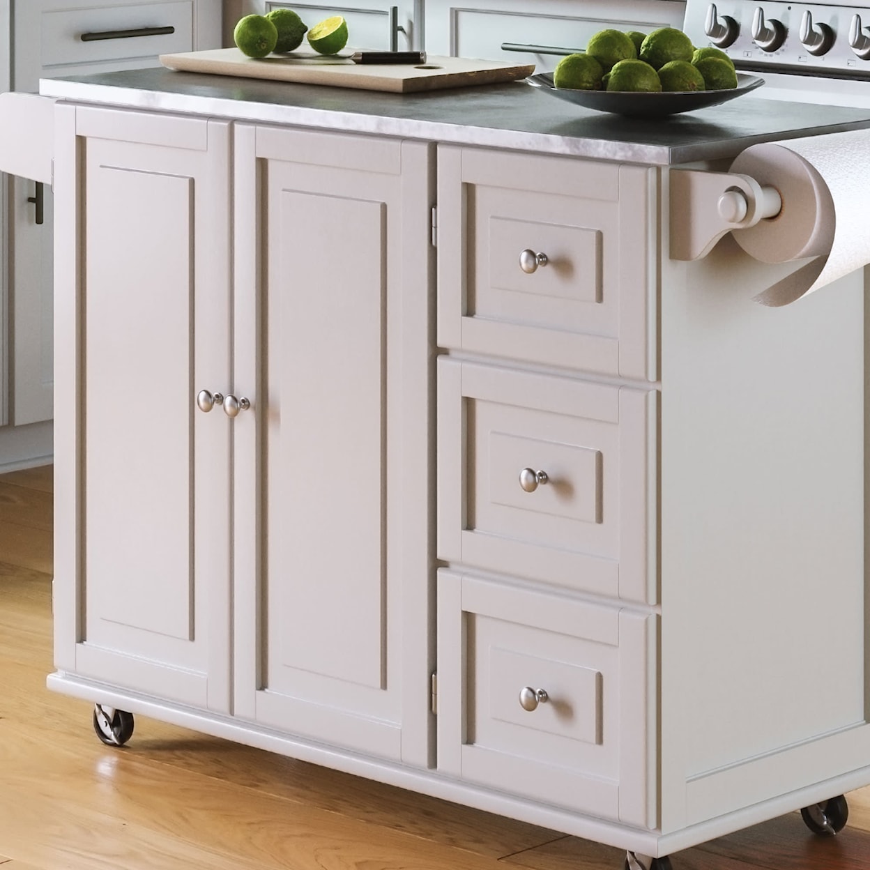 homestyles Blanche Kitchen Cart