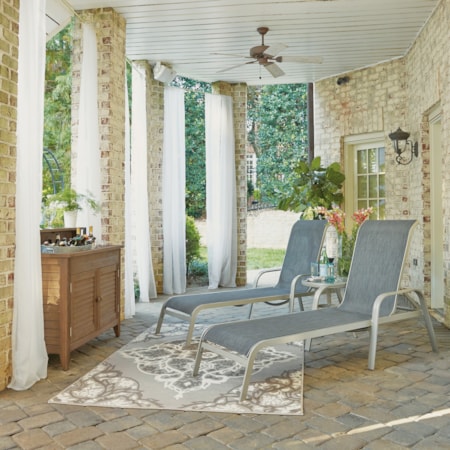 3 Piece Chaise Lounge Set