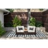 homestyles Palm Springs Outdoor Chair Pair with Storage Table