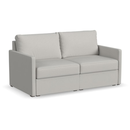Narrow-Arm Loveseat