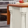 homestyles Monarch Kitchen Island with Stools