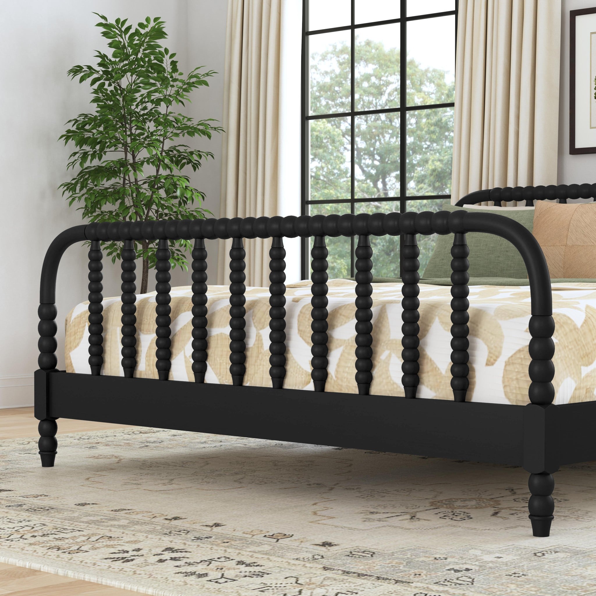 homestyles Spindle King Spindle Bed and Two Nightstands