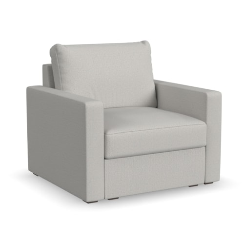 Flex Chair with Standard Arm - Frost