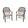 homestyles Capri Set of 2 Outdoor Dining Chair