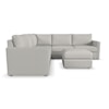 Flexsteel Flex Sectional Sofa with Ottoman