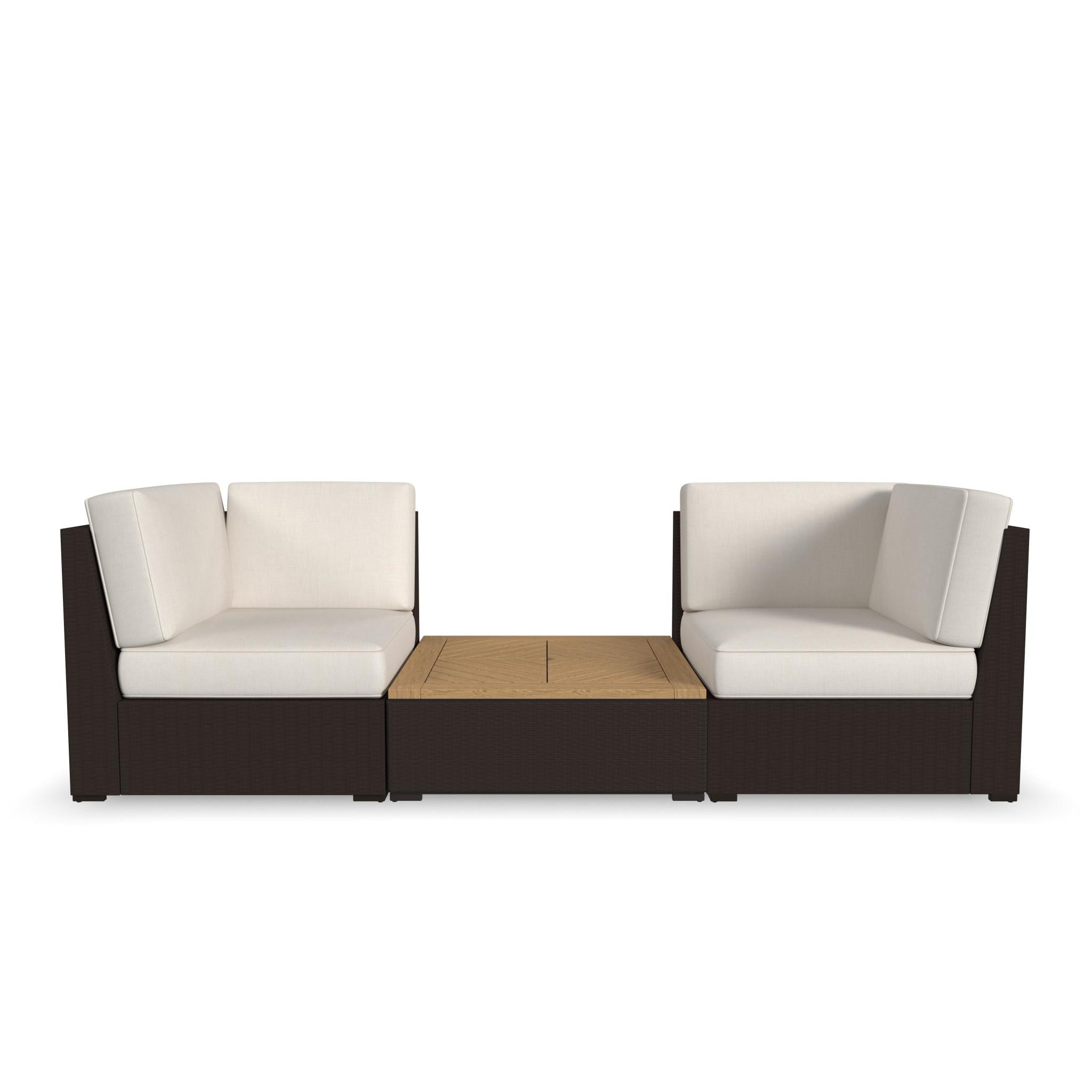 Outdoor Chair Pair with Coffee Table