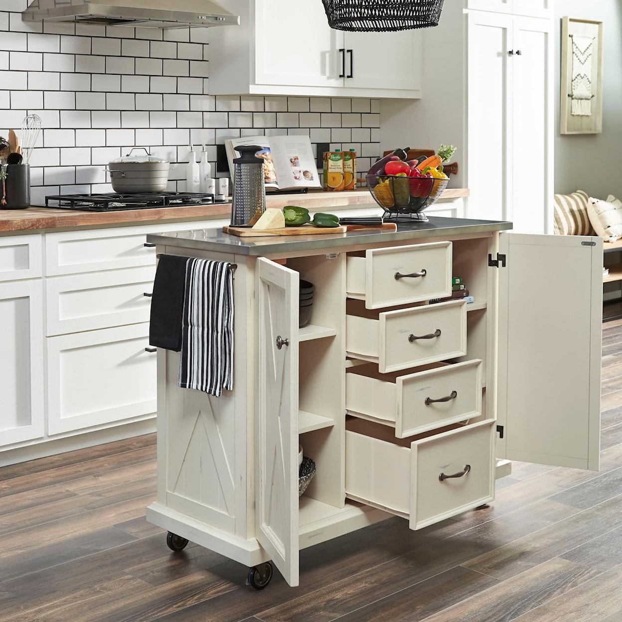 homestyles Bay Lodge Kitchen Cart