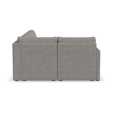 Narrow-Arm 4-Seat Sectional Sofa