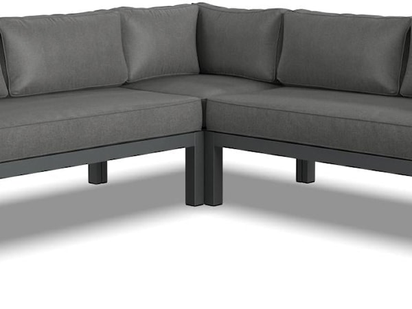 Sectional Sofa with End Tables
