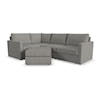 Flexsteel Flex Sectional Sofa with Ottoman