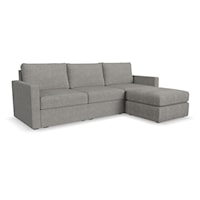 Transitional Sofa with Ottoman