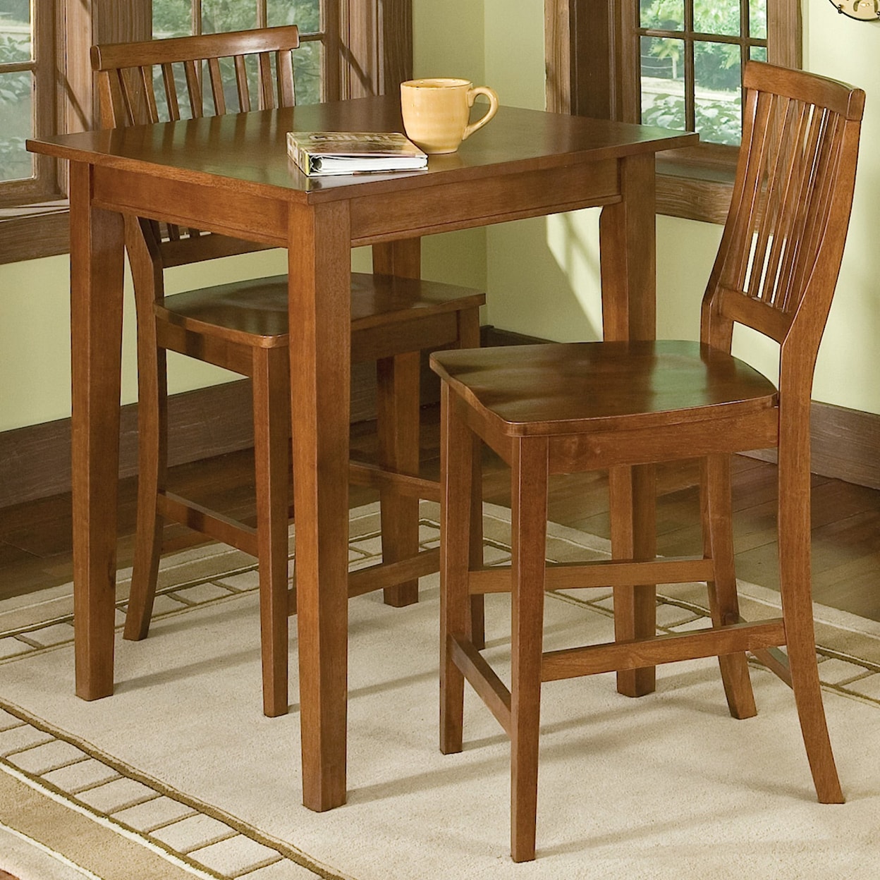 homestyles Arts and Crafts 3 Piece Bistro Set