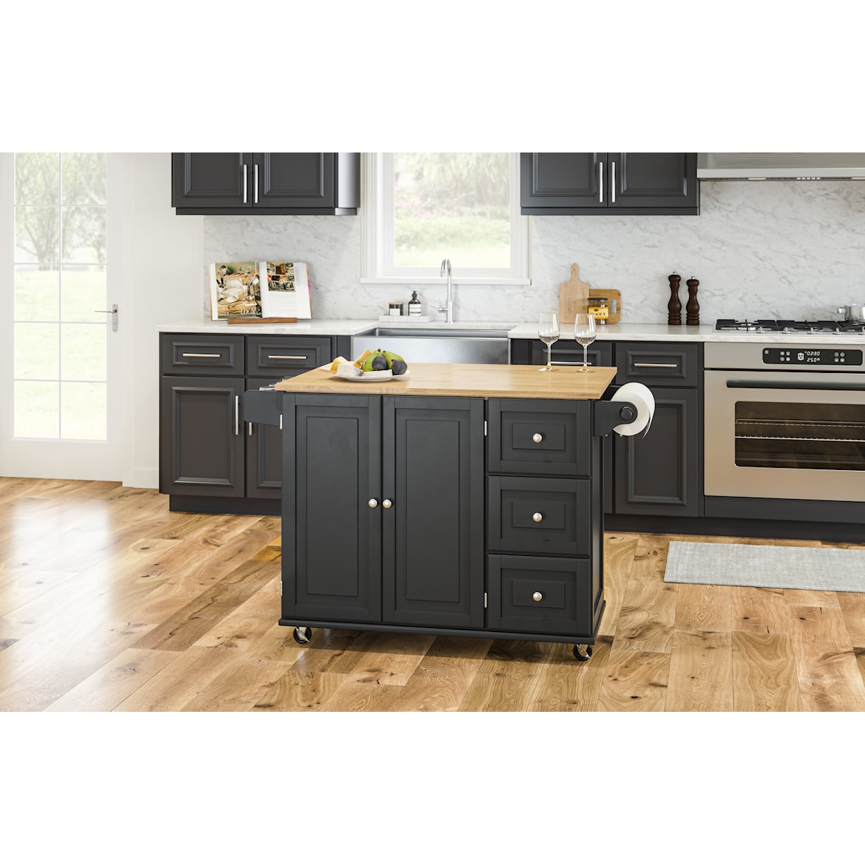 homestyles Blanche Kitchen Cart