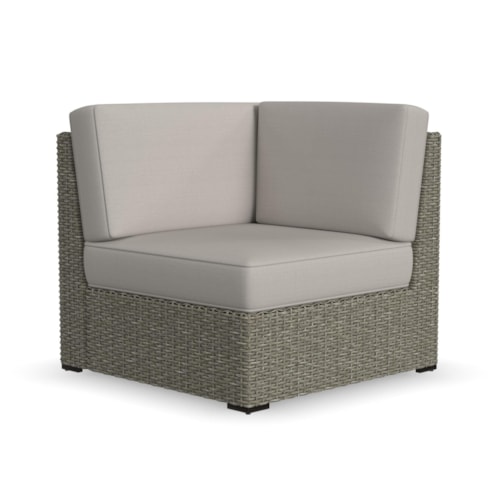Contemporary Outdoor Sectional Corner Side Chair