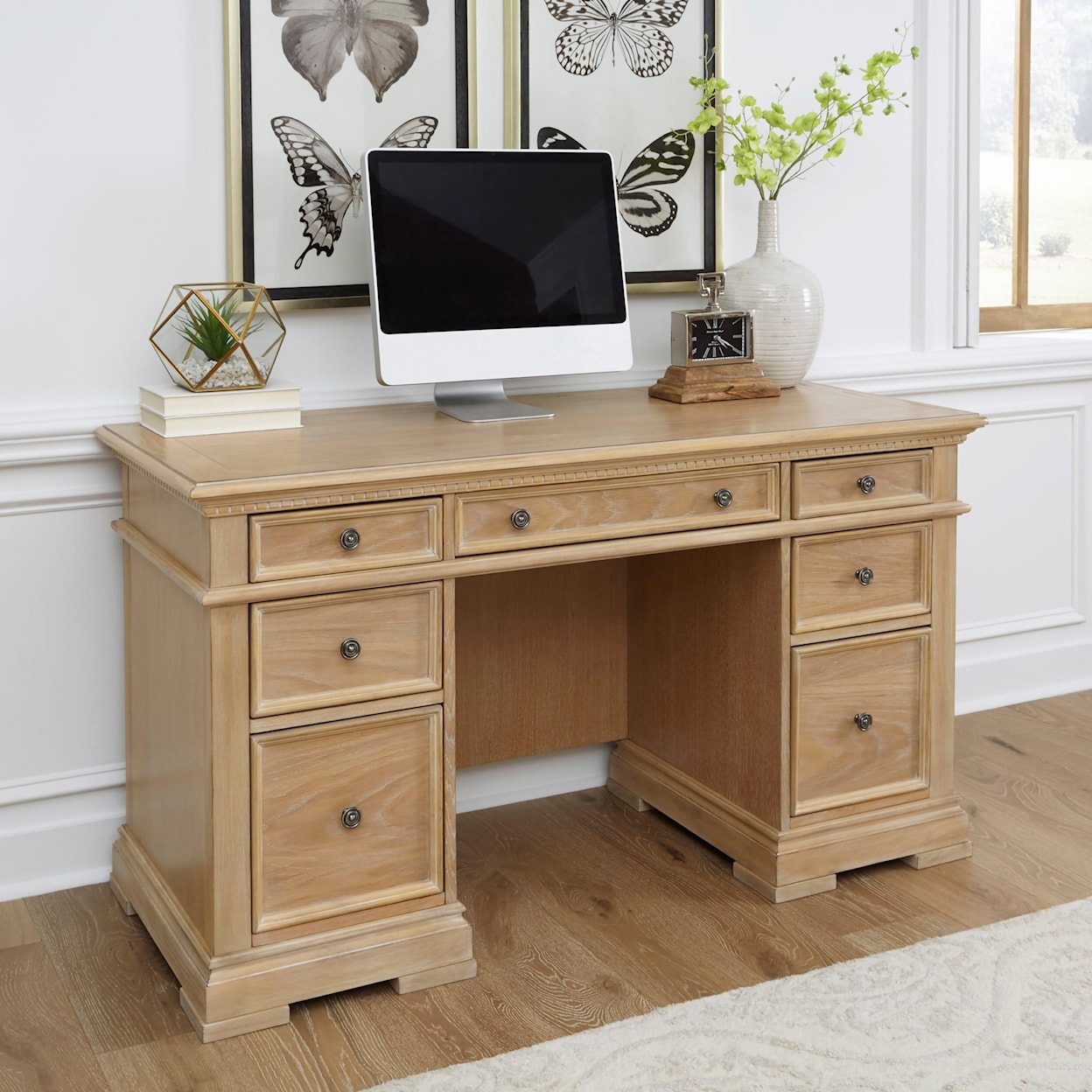 homestyles Manor House Pedestal Desk